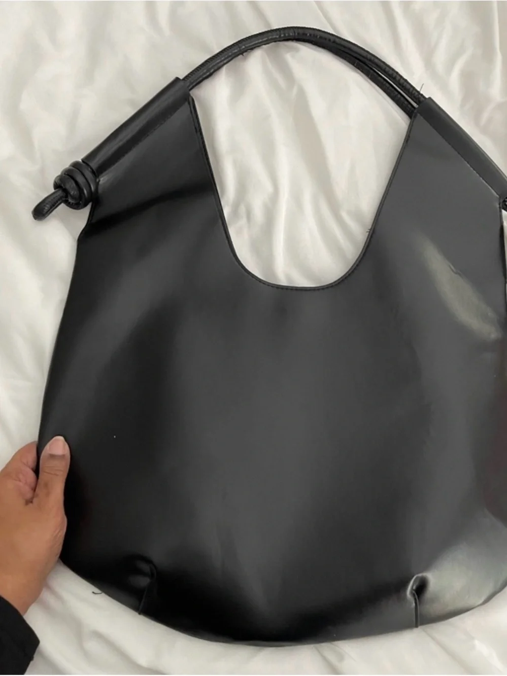 Crescent Bag| Minimalists Niche Design Lrg. Hobo Leather